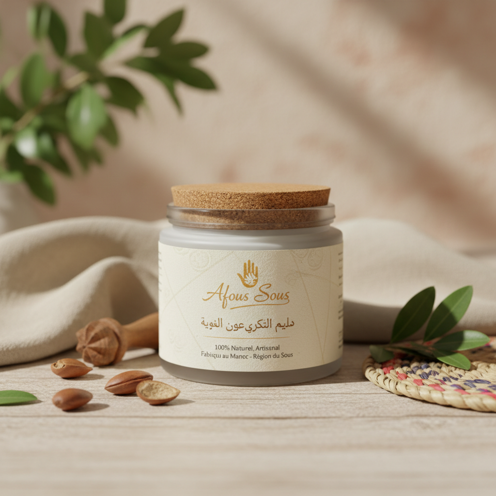 كريم اليدين بزيت الأركان العضوي