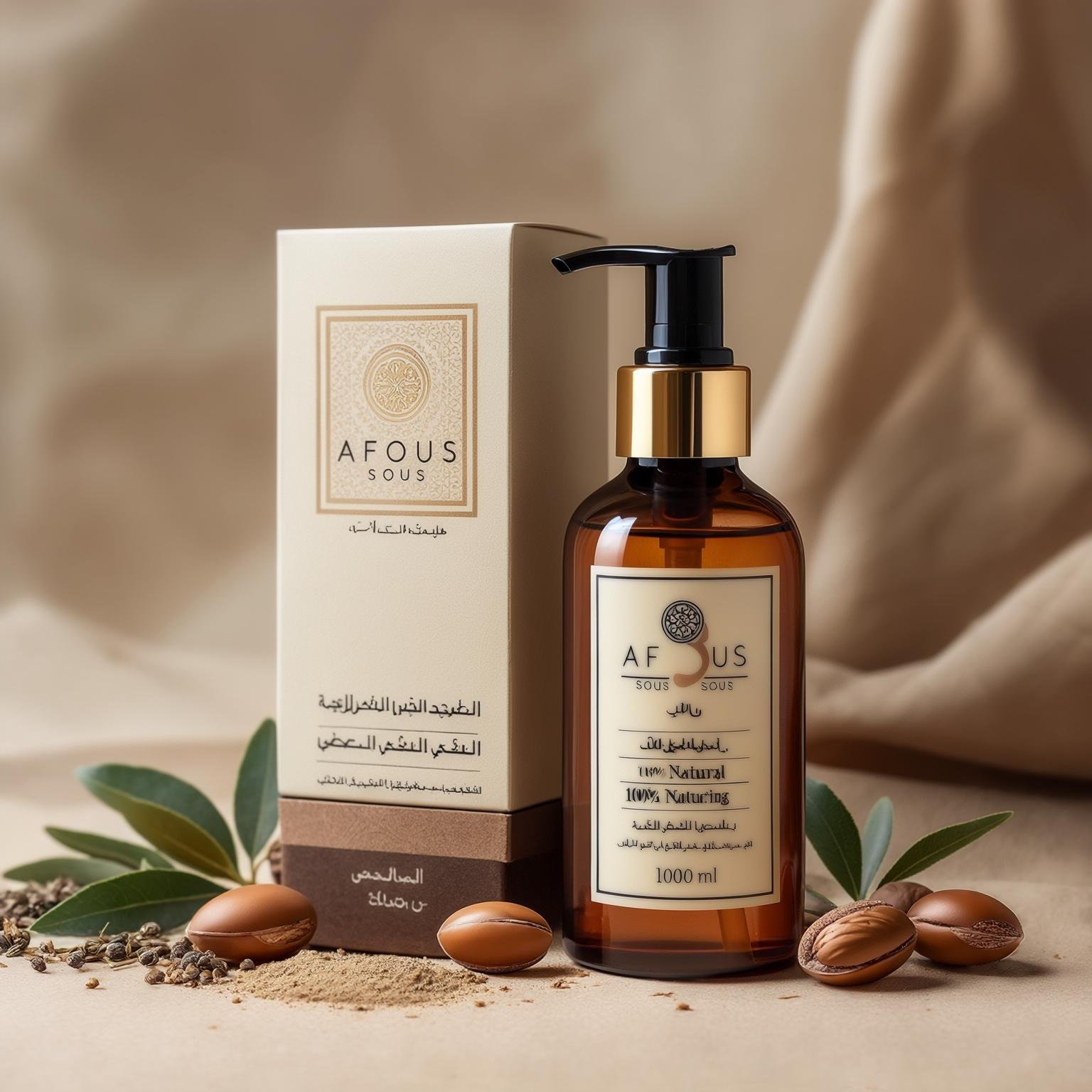 زيت الأظافر الطبيعي بزيت الأركان