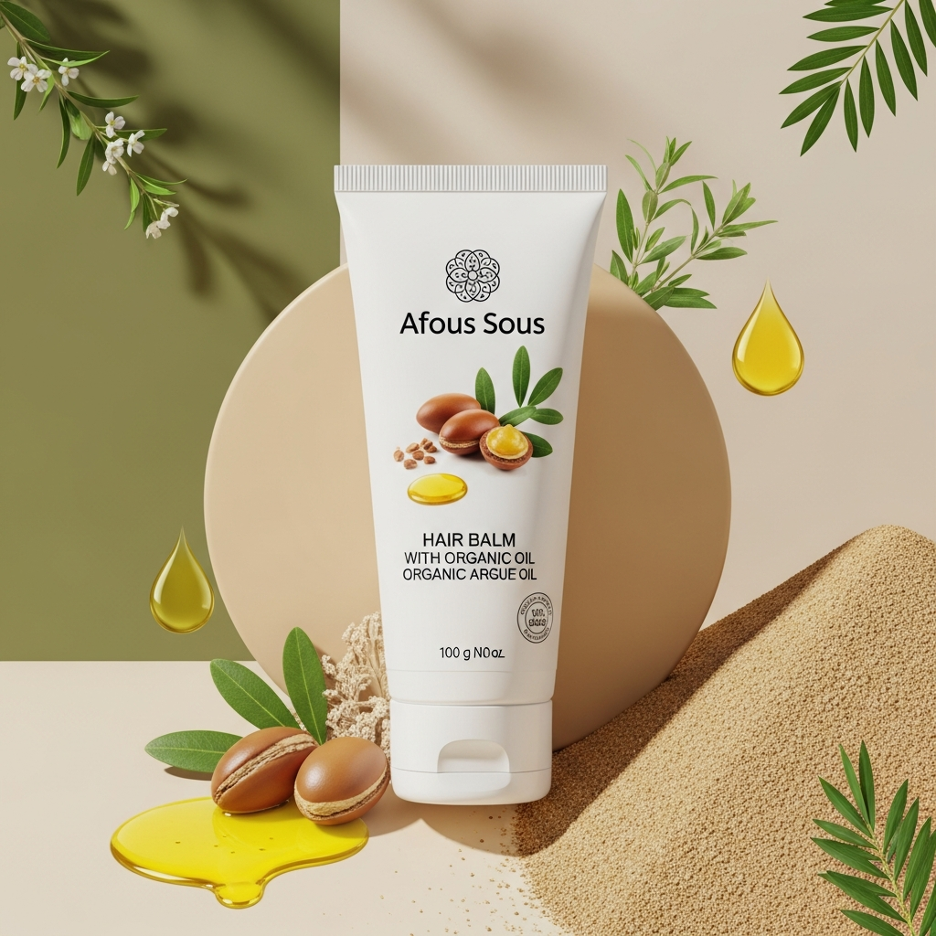 بلسم الشعر بزيت الأركان العضوي