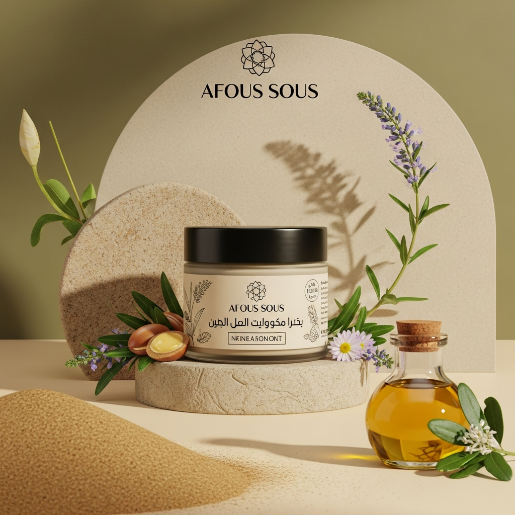 كريم الأرغان لتنعيم وتغذية القدمين